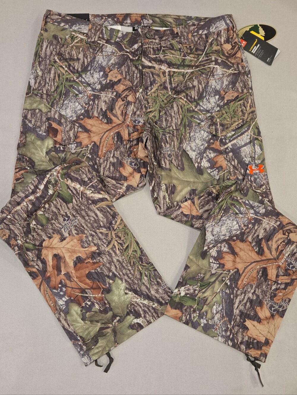 Under Armour Storm Size 40x32 Field Pants Straight Hunting Mossy Oak Camo NWT